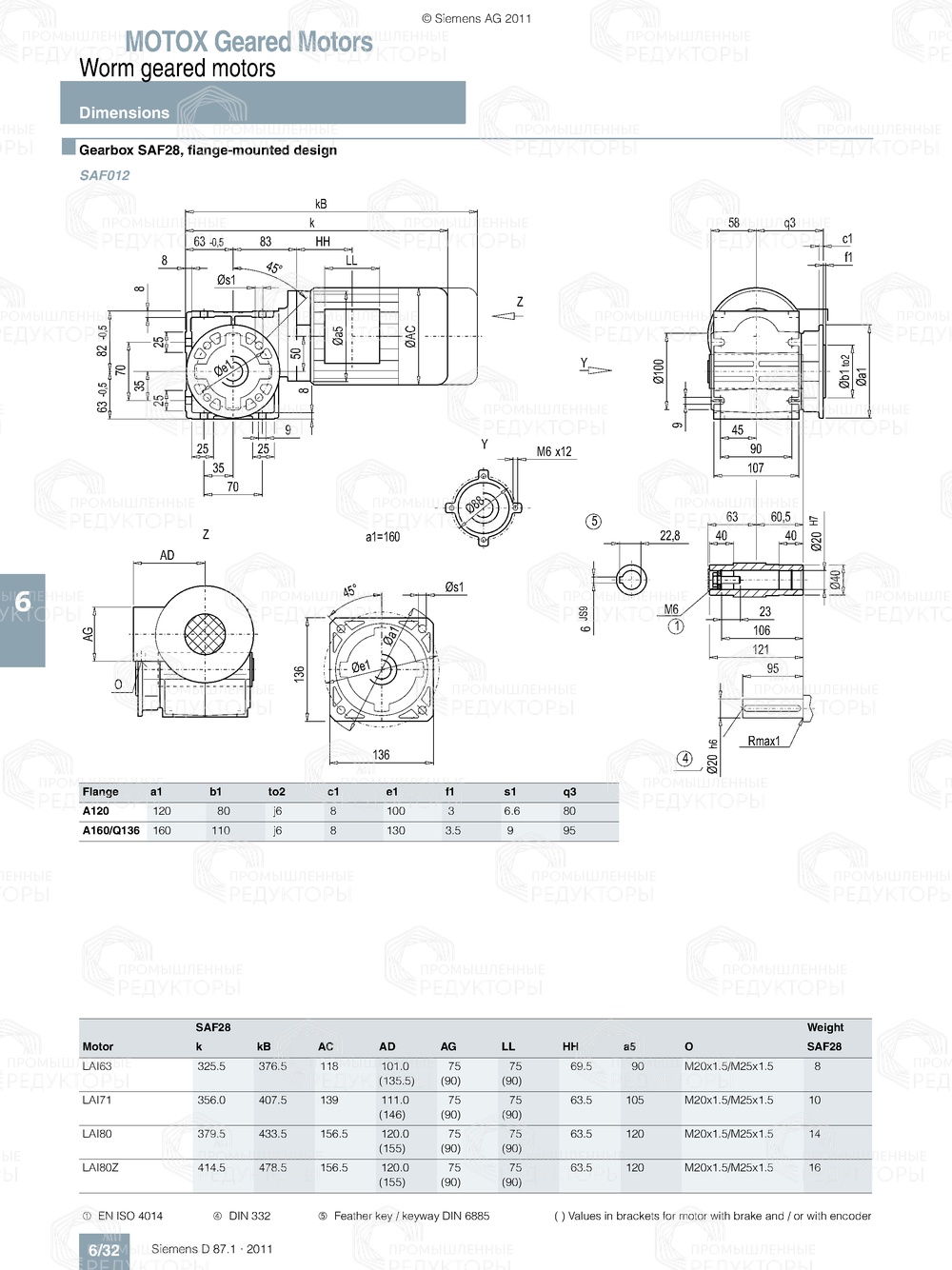 Мотор-редуктор Flender S28 Flender S28